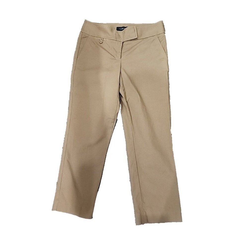 Talbots Modern Dress Pants Brown Stretch Mid-rise Women's 8